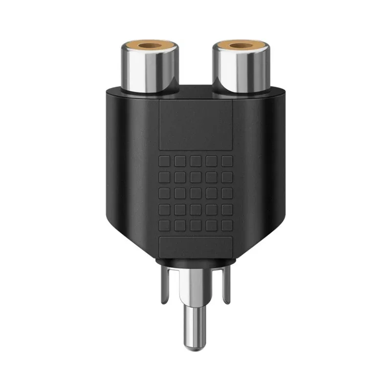 Adaptador de plug RCA a 2 jacks RCA Steren 251-010