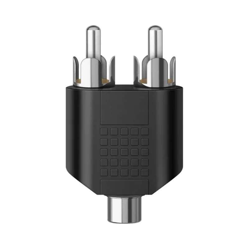 Adaptador de 2 plugs RCA a jack 3,5 mm, estéreo Steren 251-032