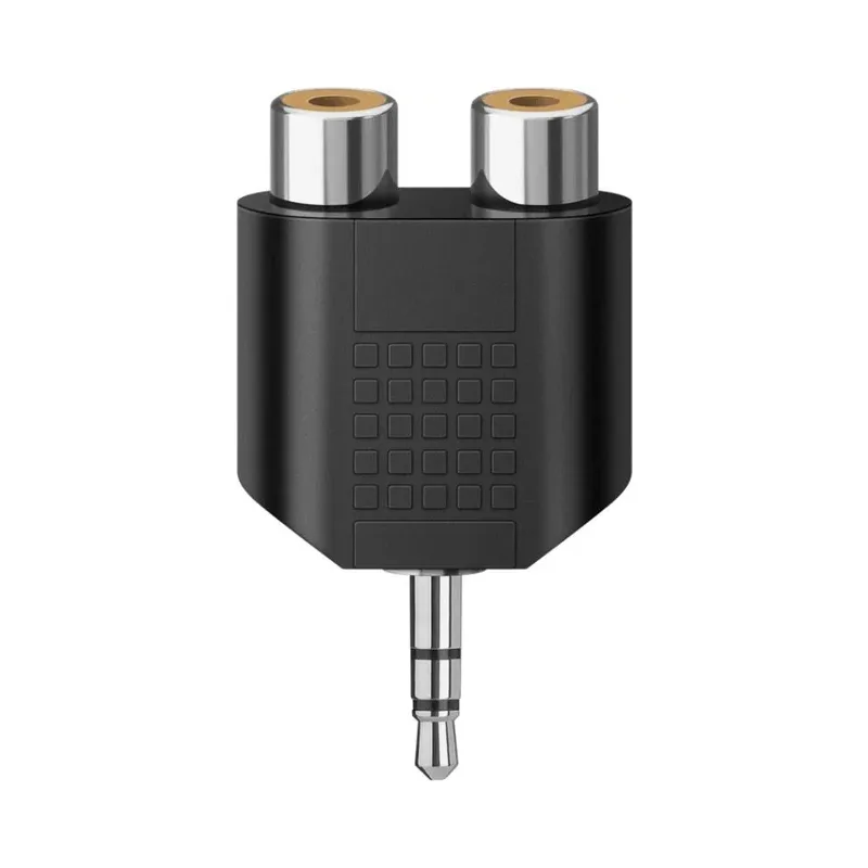 Adaptador de plug 3,5 mm a 2 jacks RCA, estéreo Steren 251-038
