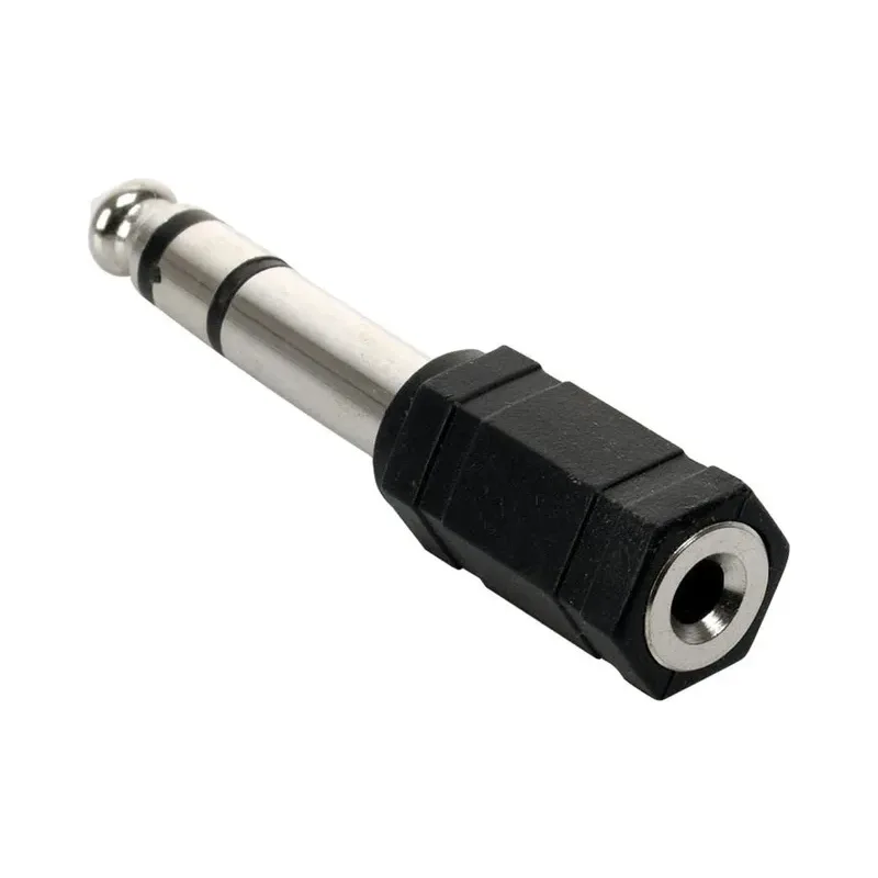 Adaptador de plug 6,3 mm a jack 3,5 mm, estéreo Steren 251-160