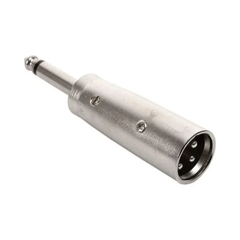 Adaptador de plug 6,3 mm a plug Cannon, monoaural Steren 251-340