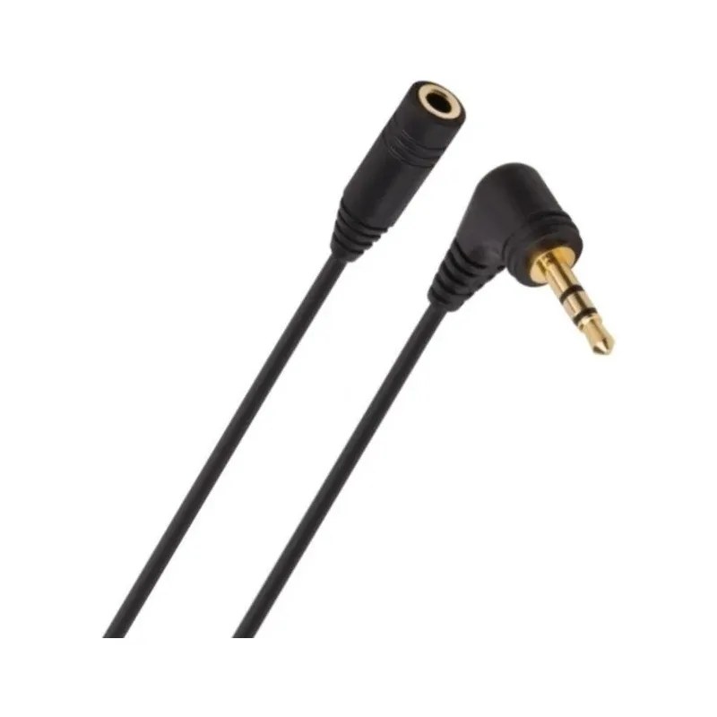 Cable de plug 2.5 mm a jack 3.5 mm, de 10 cm, estéreo Steren 252-141