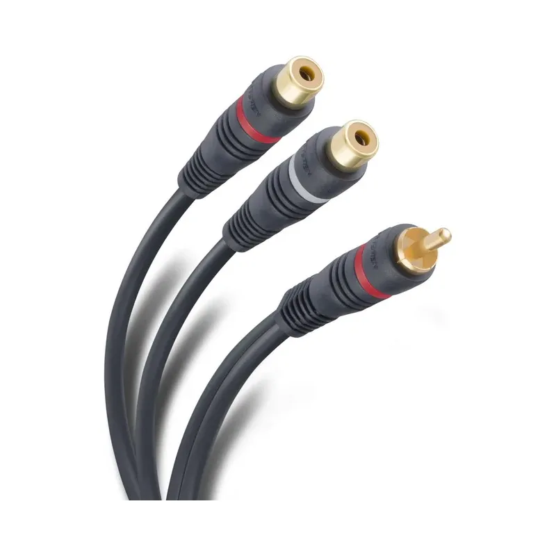 Cable RCA plug a 2 jacks, de 15 cm Steren 254-010