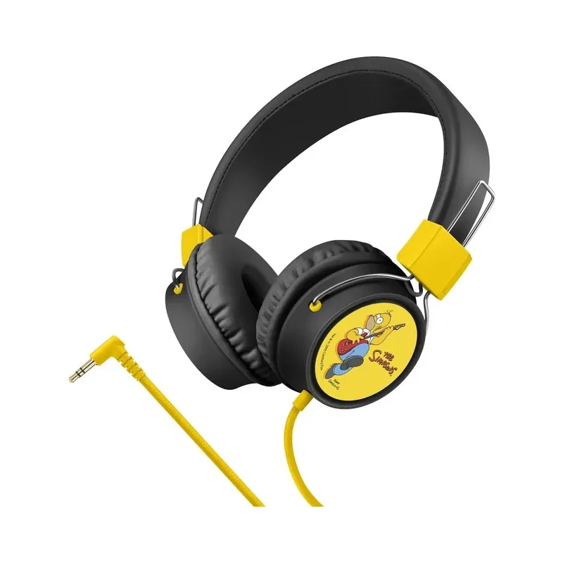 Audífonos con cable tipo cordón, plegables The Simpsons„¢ Steren AUD-228/S