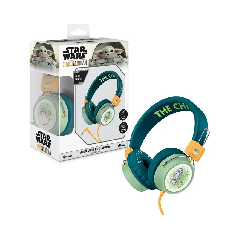 Audífonos con cable tipo cordón, plegables Star Wars™ Steren AUD-228/SW