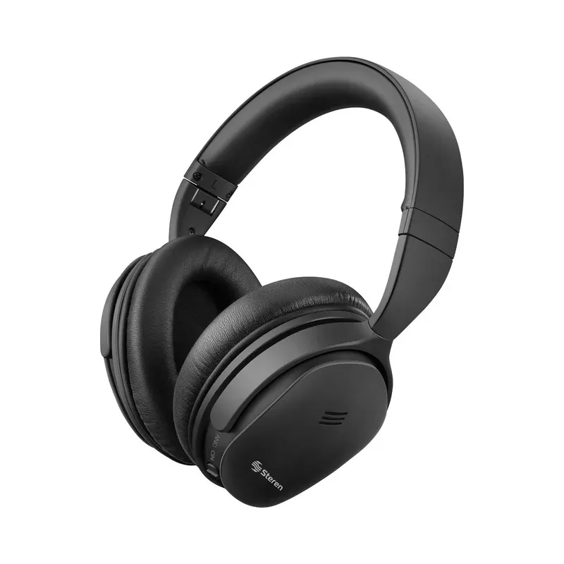 Audífonos Bluetooth con cancelación de ruido, negros Steren AUD-2550