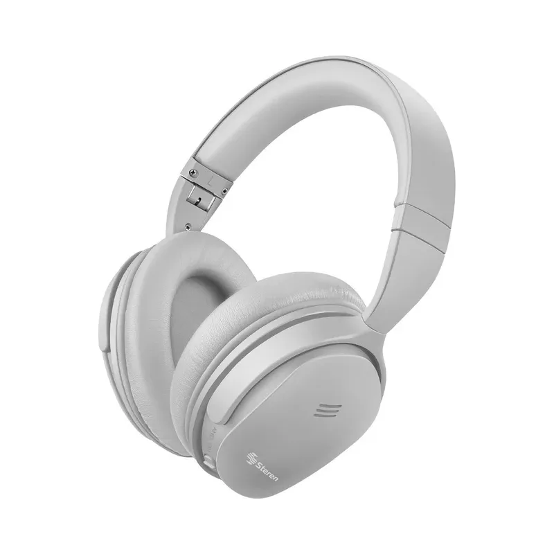 Audífonos Bluetooth* con cancelación de ruido, grises Steren AUD-2550GR