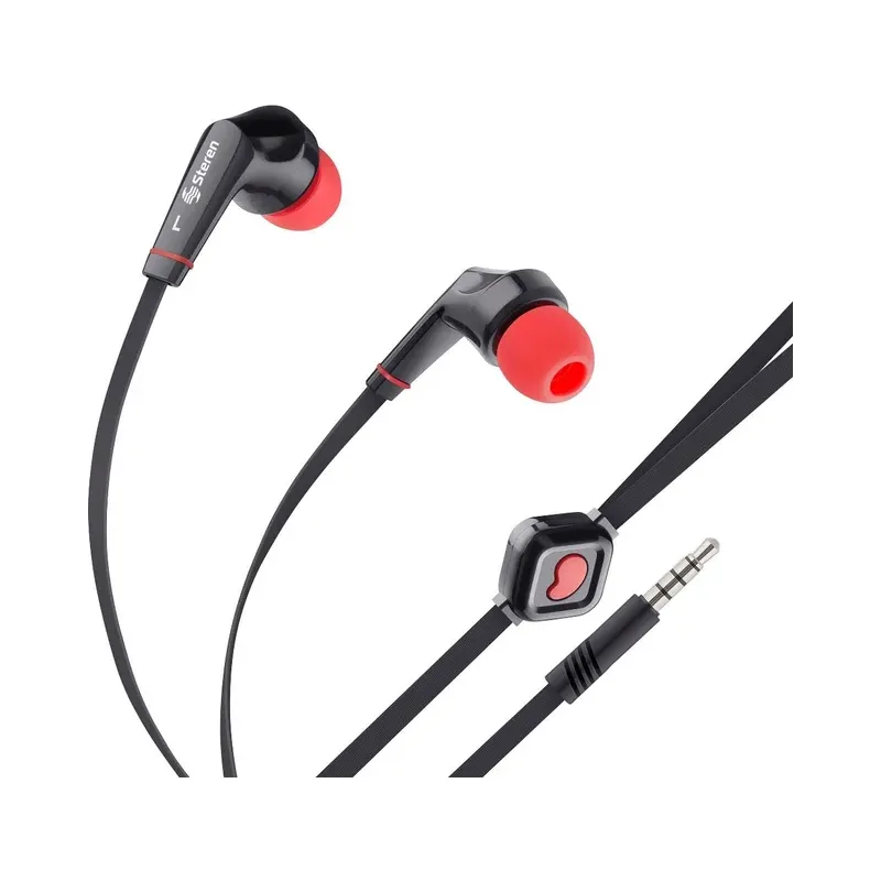 Audífonos manos libres con cable plano Steren AUD-329