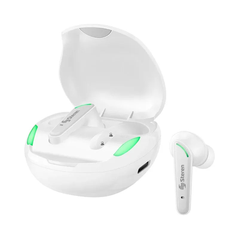 Audífonos Bluetooth* FreePods Touch True Wireless, blancos Steren AUD-7400BL
