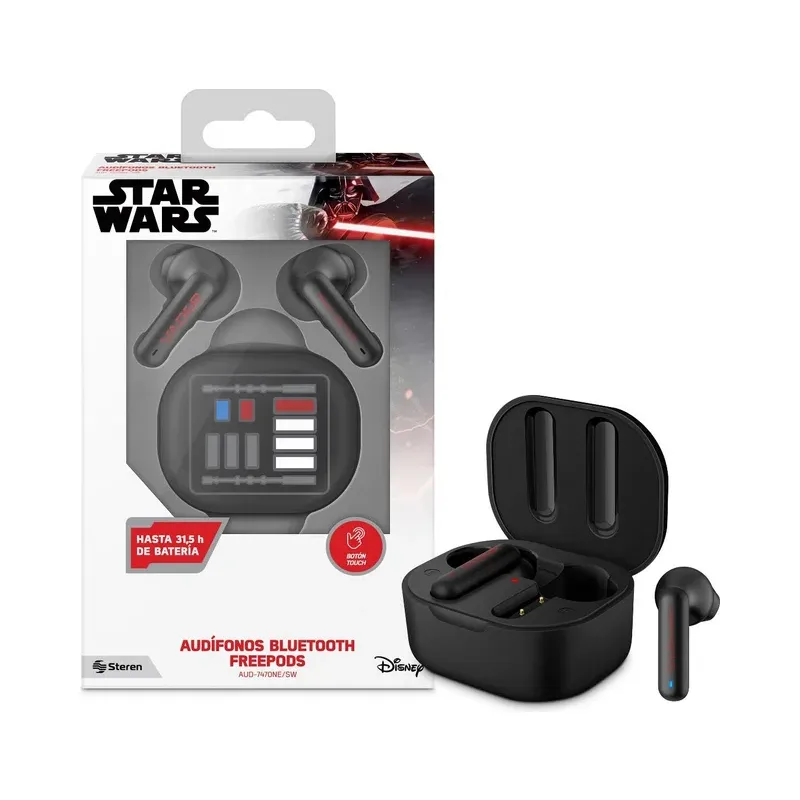 Audífonos Bluetooth FreePods Touch True Wireless Star Wars™ Steren AUD-7470/SW