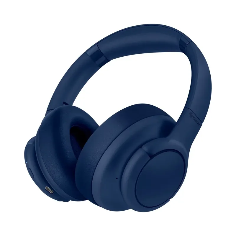 Audífonos Bluetooth* multipunto con Extra Bass, azules Steren AUD-7690