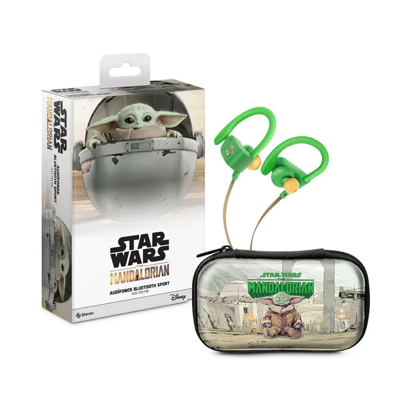 Audífonos Bluetooth Sport Free con cable plano Star Wars™ Steren AUD-795/SW