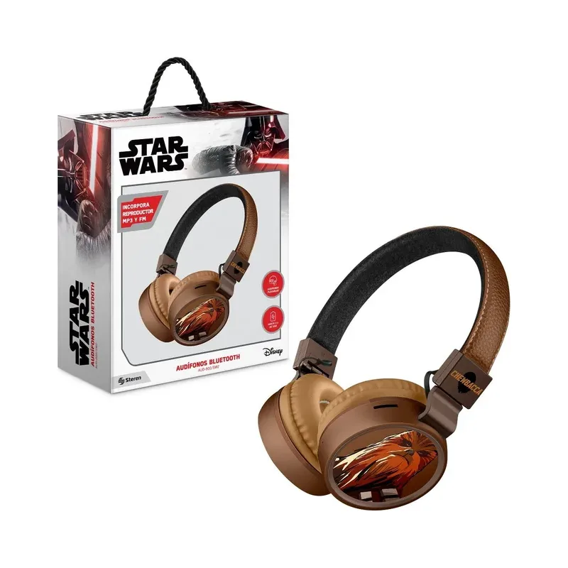 Audífonos Bluetooth* con reproductor MP3 Star Wars™ Steren AUD-800/SW
