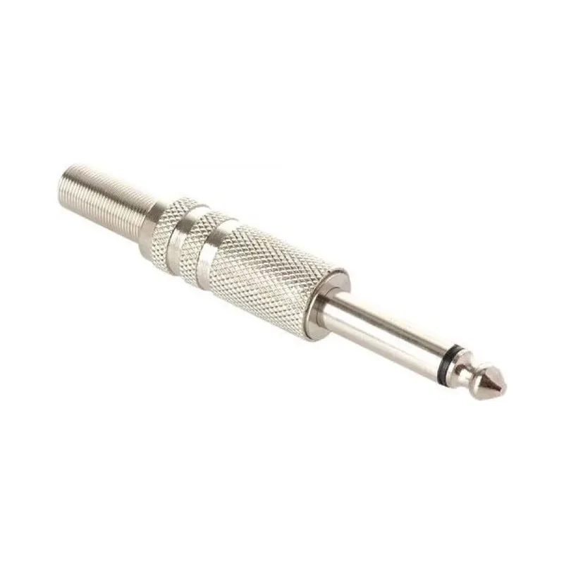 Plug 6,3 mm monoaural, metálico Steren 250-105
