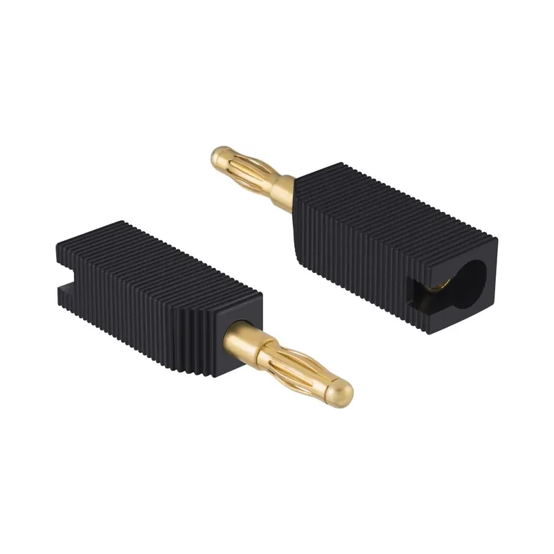 Plug banana apilable, negro Steren 250-215N