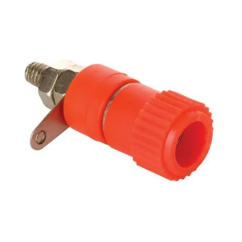 Jack banana/atornillable para chasis, rojo Steren 250-572R