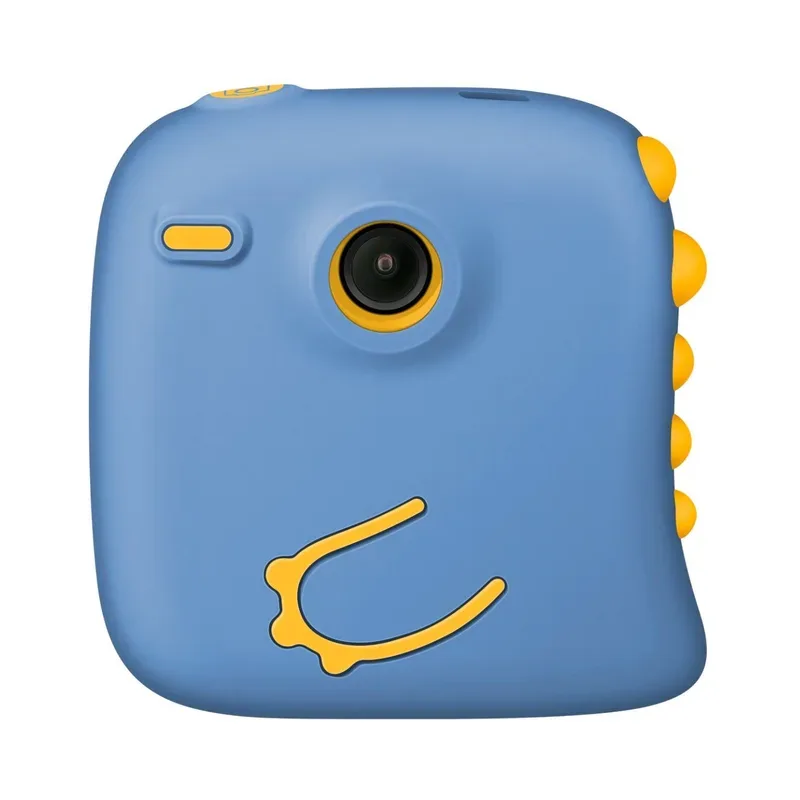 Cámara digital instantánea, con batería recargable y cubierta de silicón azul Steren CAM-PRINT-AZ