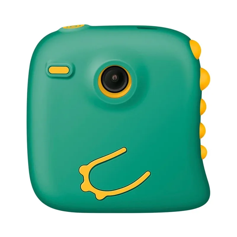 Cámara digital instantánea, con batería recargable y cubierta de silicón verde Steren CAM-PRINT-VE