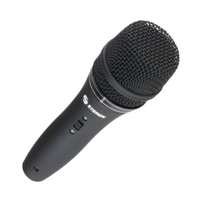 Micrófono cilíndrico de alta fidelidad Steren MIC-160