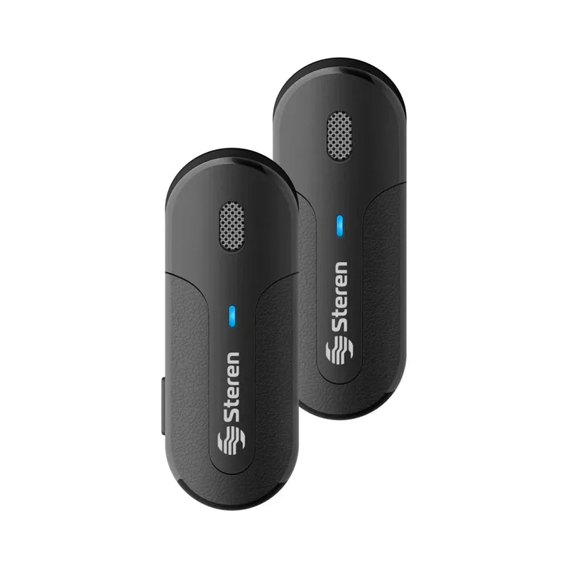 Micrófonos inalámbricos ENC de solapa USB C Steren MIC-9050