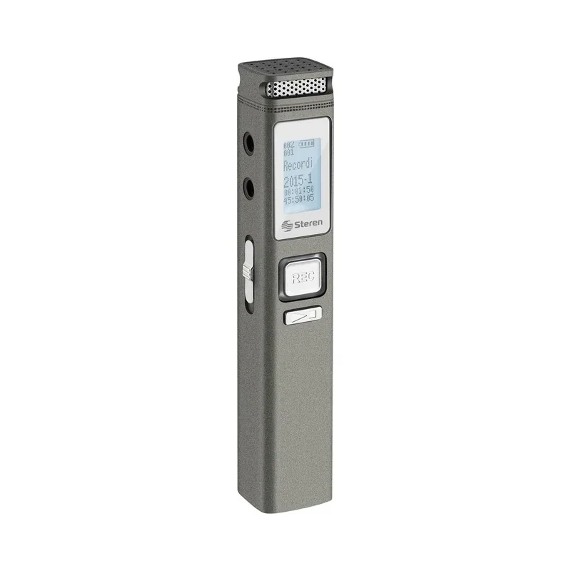 Grabadora digital de voz ultra compacta, de 8 GB Steren REC-854