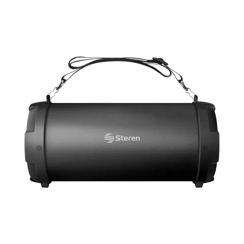 Parlante Bluetooth* mini Bazooka con reproductor USB/SD Steren BOC-857