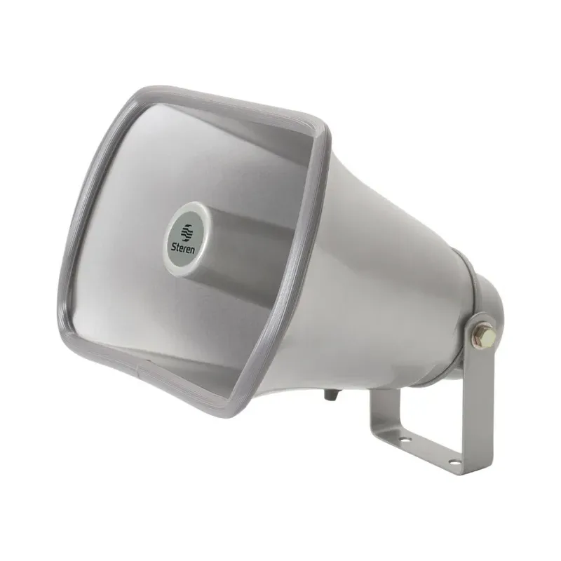 Corneta rectangular con unidad de 35 W, de aluminio Steren SC-35A