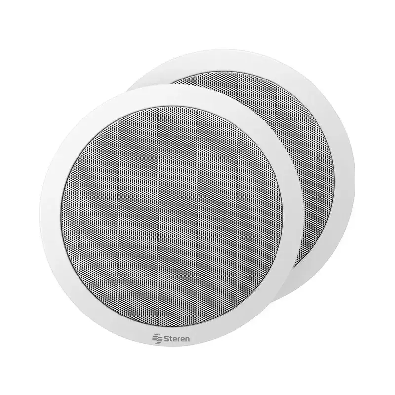 Juego de 2 parlantes pasivos de 2 vías, para plafón Steren SPK-630