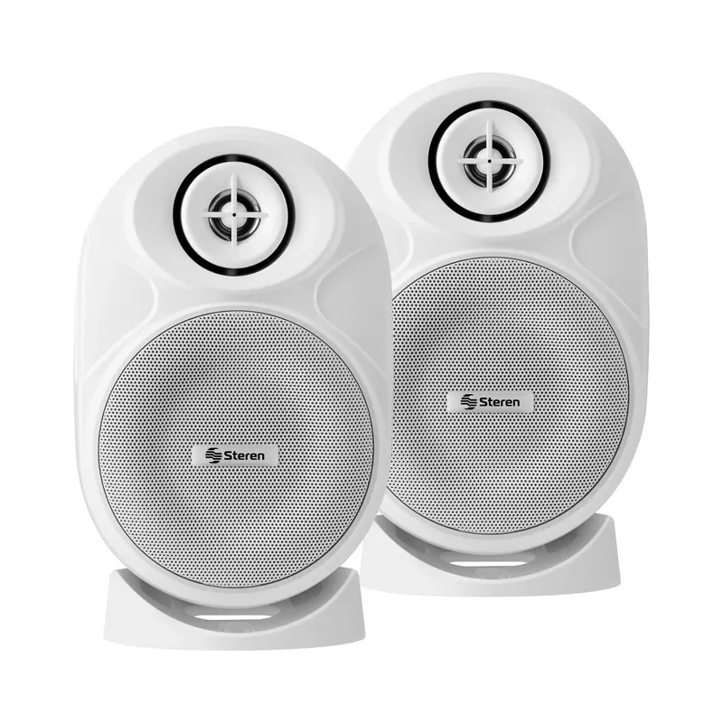 Juego de 2 parlantes de 2 vías 200 W PMPO c/u Steren SPK-860BL