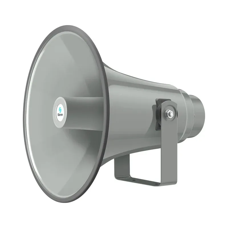 Corneta redonda de 12" con unidad de 40 W, de aluminio Steren TC-1240