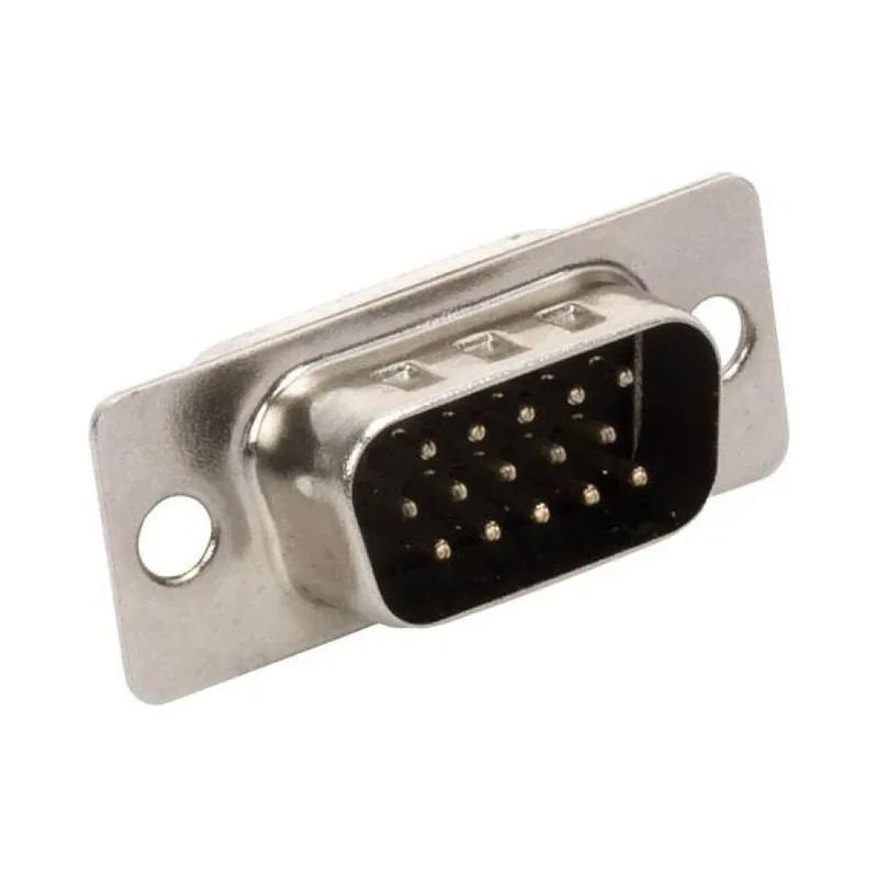 Plug DB15 VGA para soldar, sin cubierta Steren 500-050