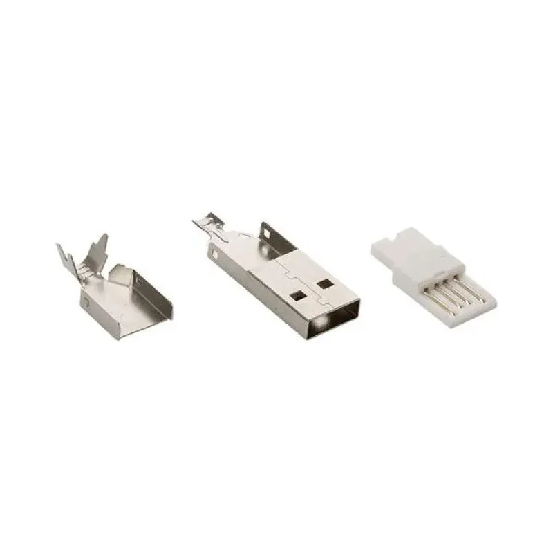 Plug USB para soldar, sin cubierta Steren 500-500