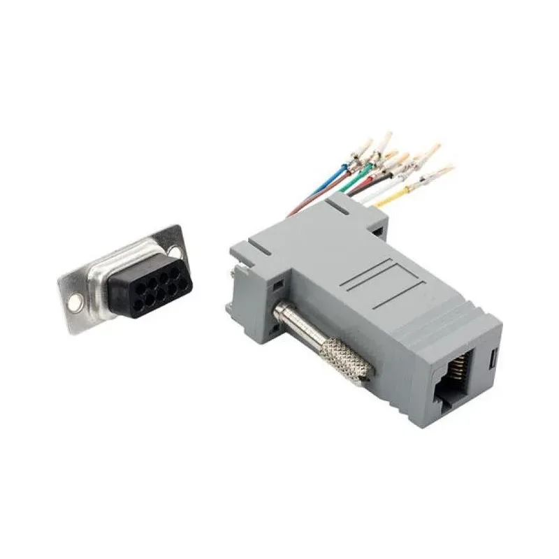 Adaptador jack DB9 a jack RJ45 de 8 contactos Steren 504-219