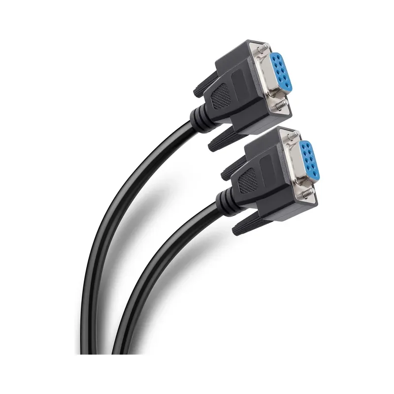 Cable jack a jack DB9 RS232 Null Modem, de 3 m Steren 506-040