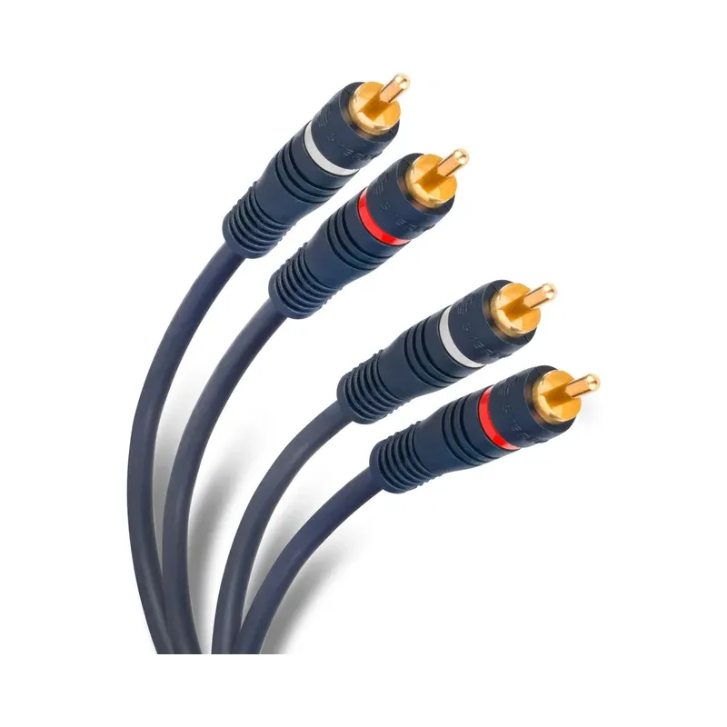 Cable RCA 2 plug a 2 plug de 7,2 m Steren 254-225