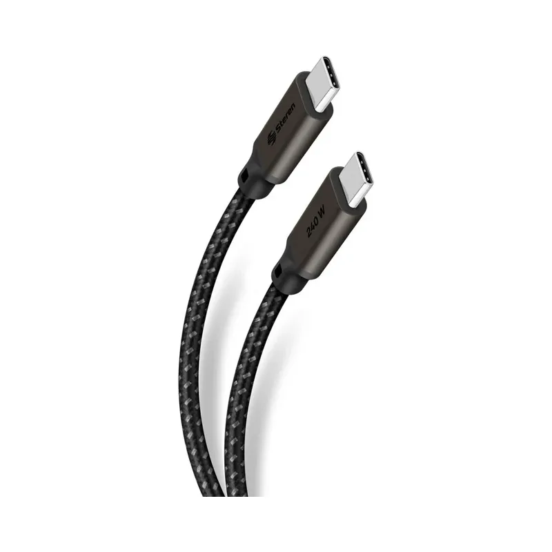 Cable USB C de 2 m 240 W Steren USB-3240