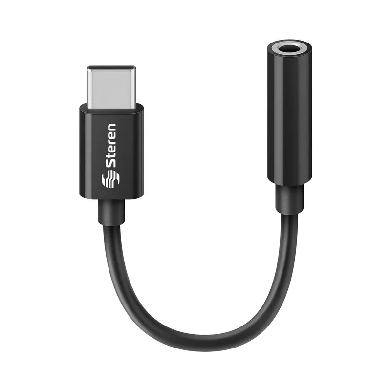 Adaptador USB C a 3,5mm Steren USB-456