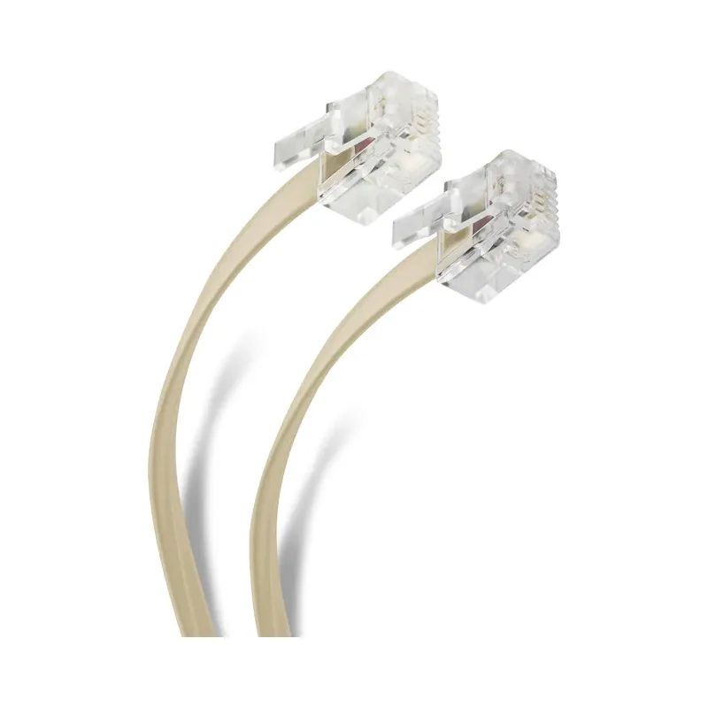 Cable telefónico plug a plug, para extensiones de 4,5 m Steren 304-015 E01