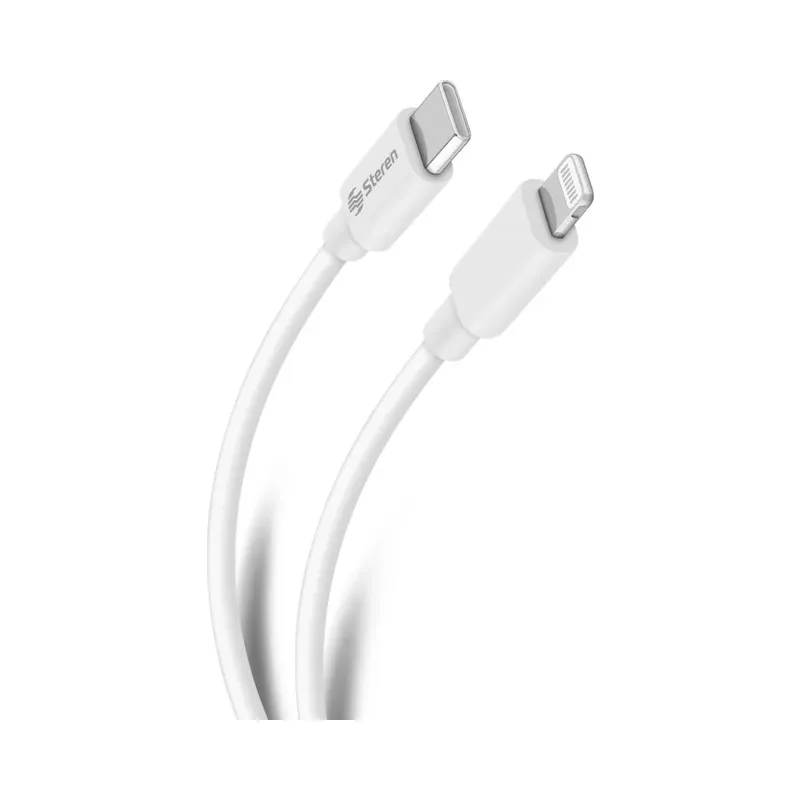 Cable USB C a Lighting, de 1,8 m Steren POD-460