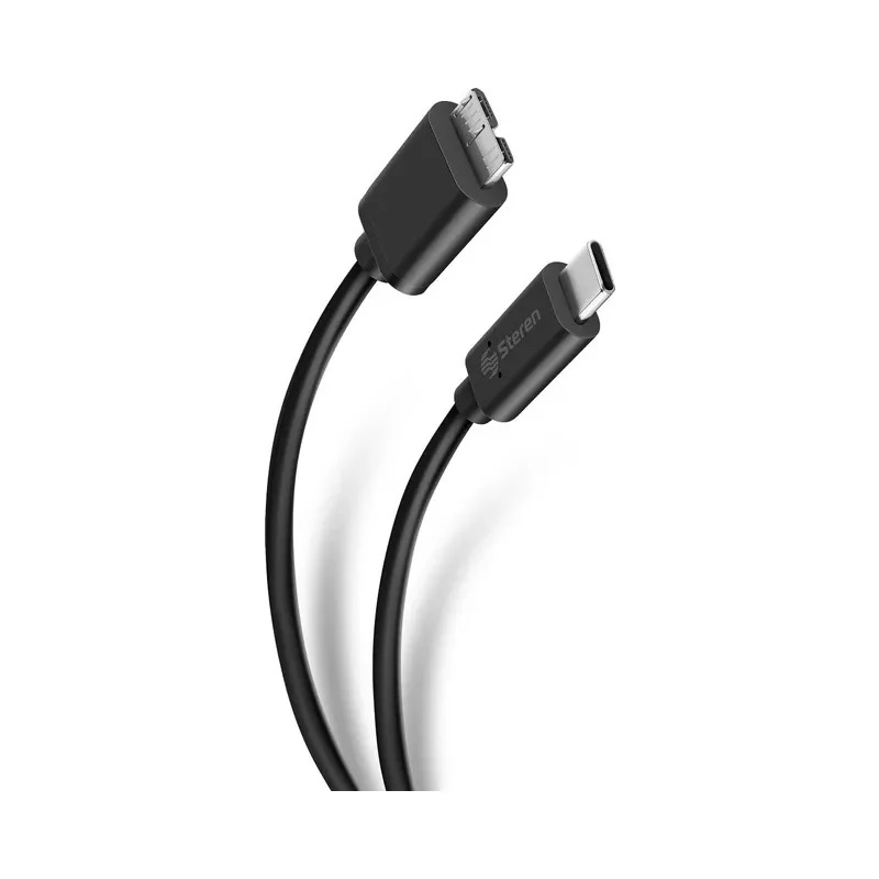 Cable USB C a micro USB 3.0 de 1 m Steren USB-3970