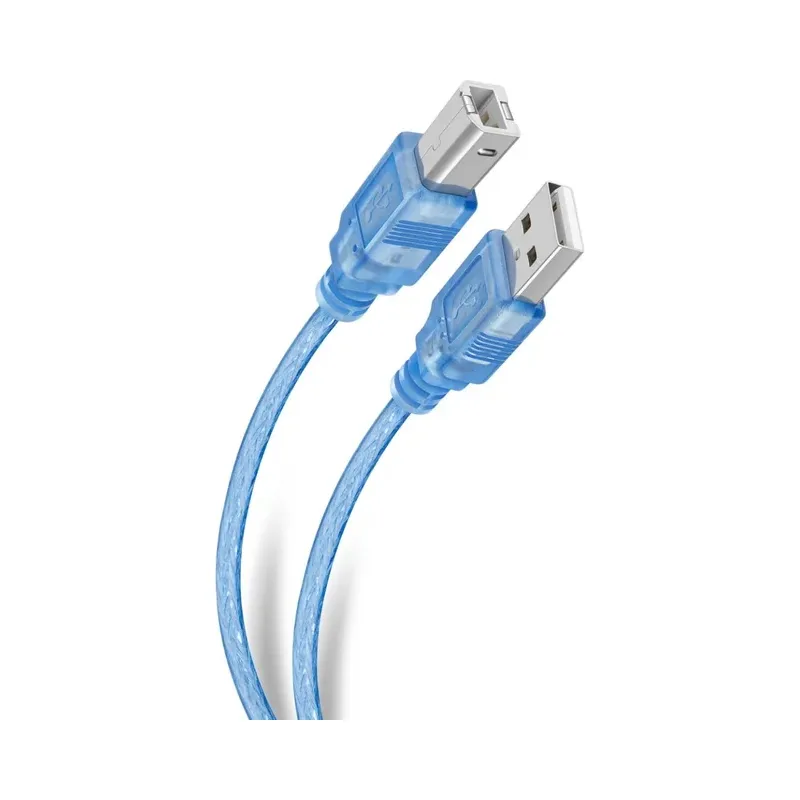 Cable USB a USB tipo B de 30 cm Steren USB-3973
