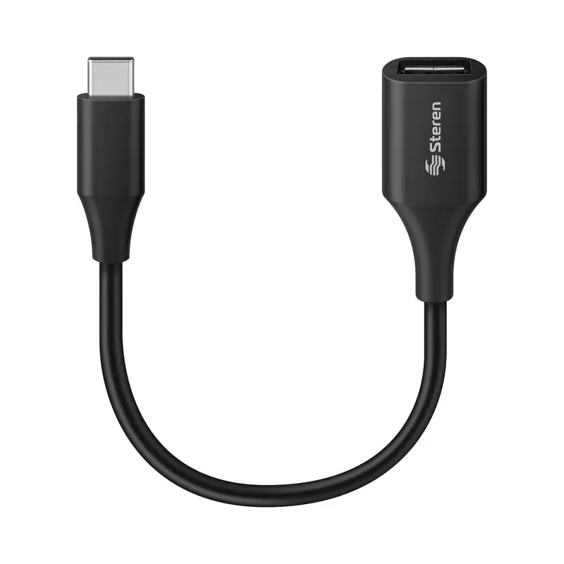 Adaptador plug USB C a jack USB 3.0 Steren USB-470