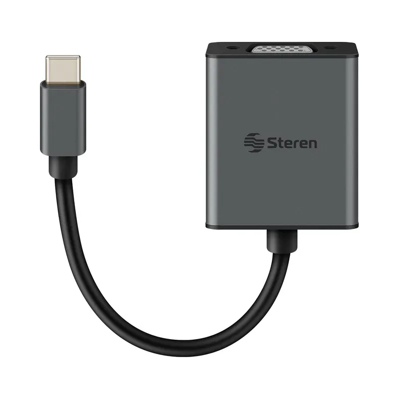 Adaptador USB C a VGA Steren USB-4713