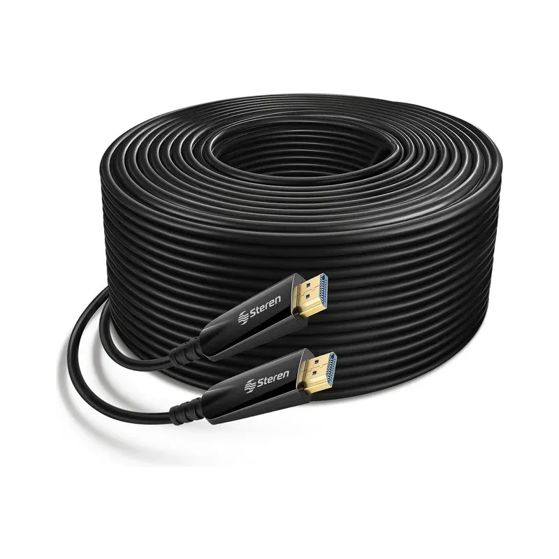 Cable HDMI 4K de fibra óptica, 50 m Steren 206-750