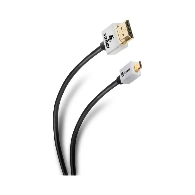 Cable Elite 4K HDMI a micro HDMI ultra delgado, de 1,8 m Steren 295-826