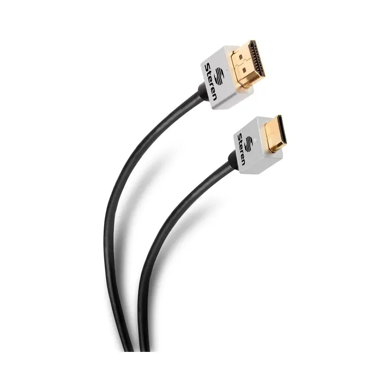 Cable Elite 4K HDMI a mini HDMI ultra delgado, de 1,8m Steren 295-880