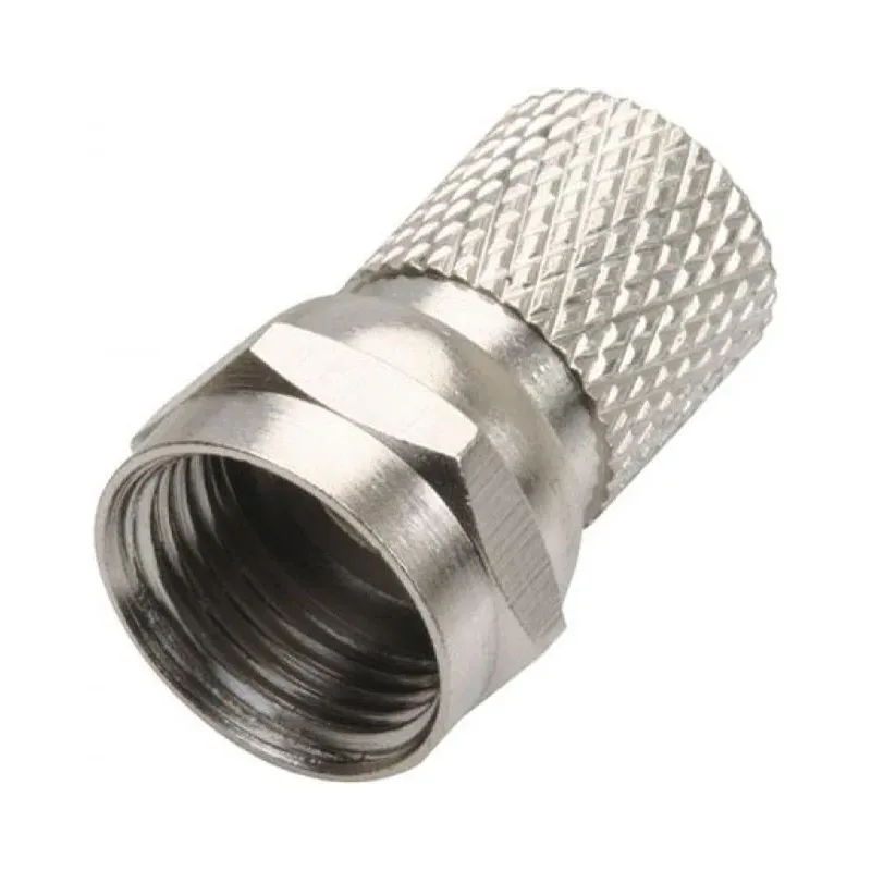 Conector macho tipo "F" para cable RG6, de enroscar Steren 200-039