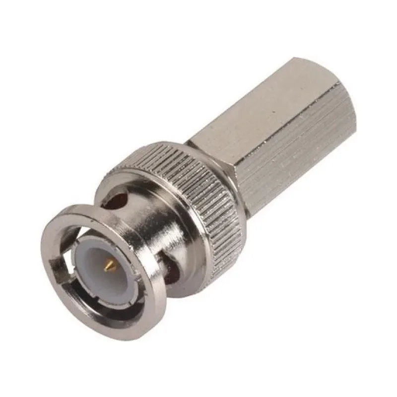 Conector macho tipo BNC de enroscar, para cables RG59 y RG62 Steren 200-142