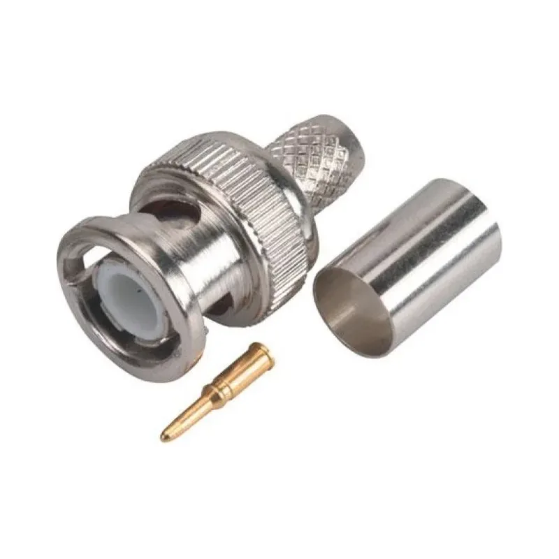 Conector macho tipo BNC de apretar para RG6 Steren 200-149