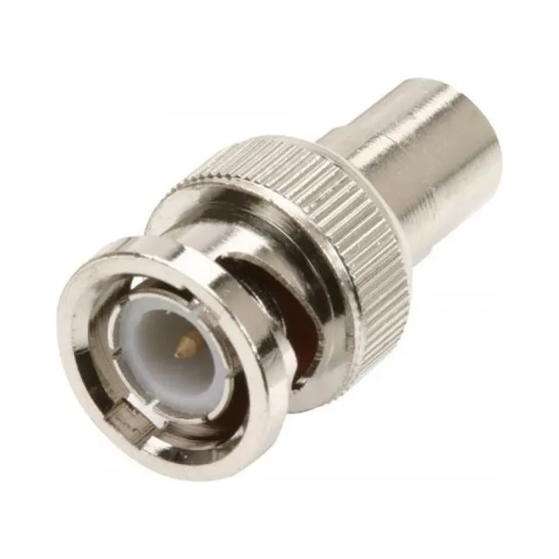 Adaptador con conector hembra RCA a macho BNC Steren 200-173